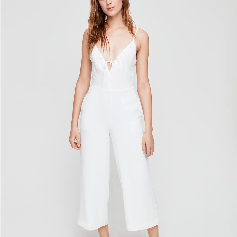 Aritzia Isadore White Jumpsuit